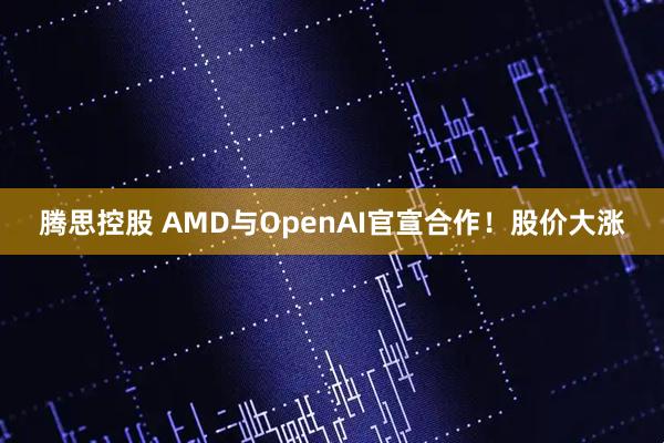 腾思控股 AMD与OpenAI官宣合作！股价大涨